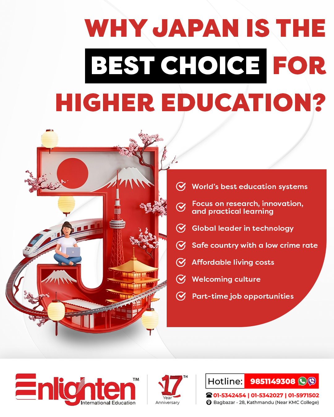 Study in Japan for Enlighten